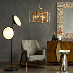 Торшер черный с 2-мя большими лампами Black Diffusers варинант исполнения - 3 | Loft Concept в Челябинске