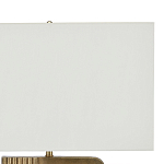 Настольная лампа с прямоугольным белым абажуром Skillful Face варинант исполнения - 2 | Loft Concept в Челябинске