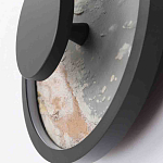 Бра круглое светодиодное с черной рамкой Stone Circle варинант исполнения - 3 | Loft Concept в Челябинске