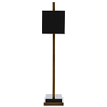 Настольная лампа прямоугольная с черным абажуром Strictness of Forms варинант исполнения - 3 | Loft Concept в Челябинске