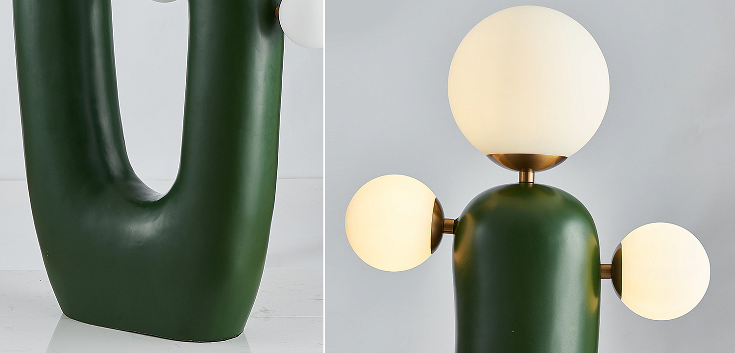 Торшер Oo Flor Lamp Green Торшер Oo Flor Lamp Green - Loft-Concept в Челябинске