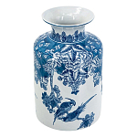 Ваза с мотивами цветущего сада с попугаями Vase Inspired by Nature варинант исполнения - 1 | Loft Concept в Челябинске