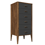 Комод из массива бука с 6-ю ящиками Tasteful Furniture варинант исполнения - 1 | Loft Concept в Челябинске