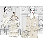 Megan Hess. Elegance варинант исполнения - 3 | Loft Concept в Челябинске