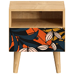 Прикроватная тумба с изображением на ящике Elise Nightstand варинант исполнения - 9 | Loft Concept в Челябинске