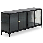 Сервант четырехдверный с рифленым стеклом The Keeper варинант исполнения - 1 | Loft Concept в Челябинске