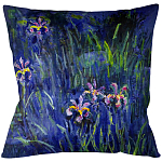 Подушка декоративная Ирисы Impressionism in Art варинант исполнения - 1 | Loft Concept в Челябинске