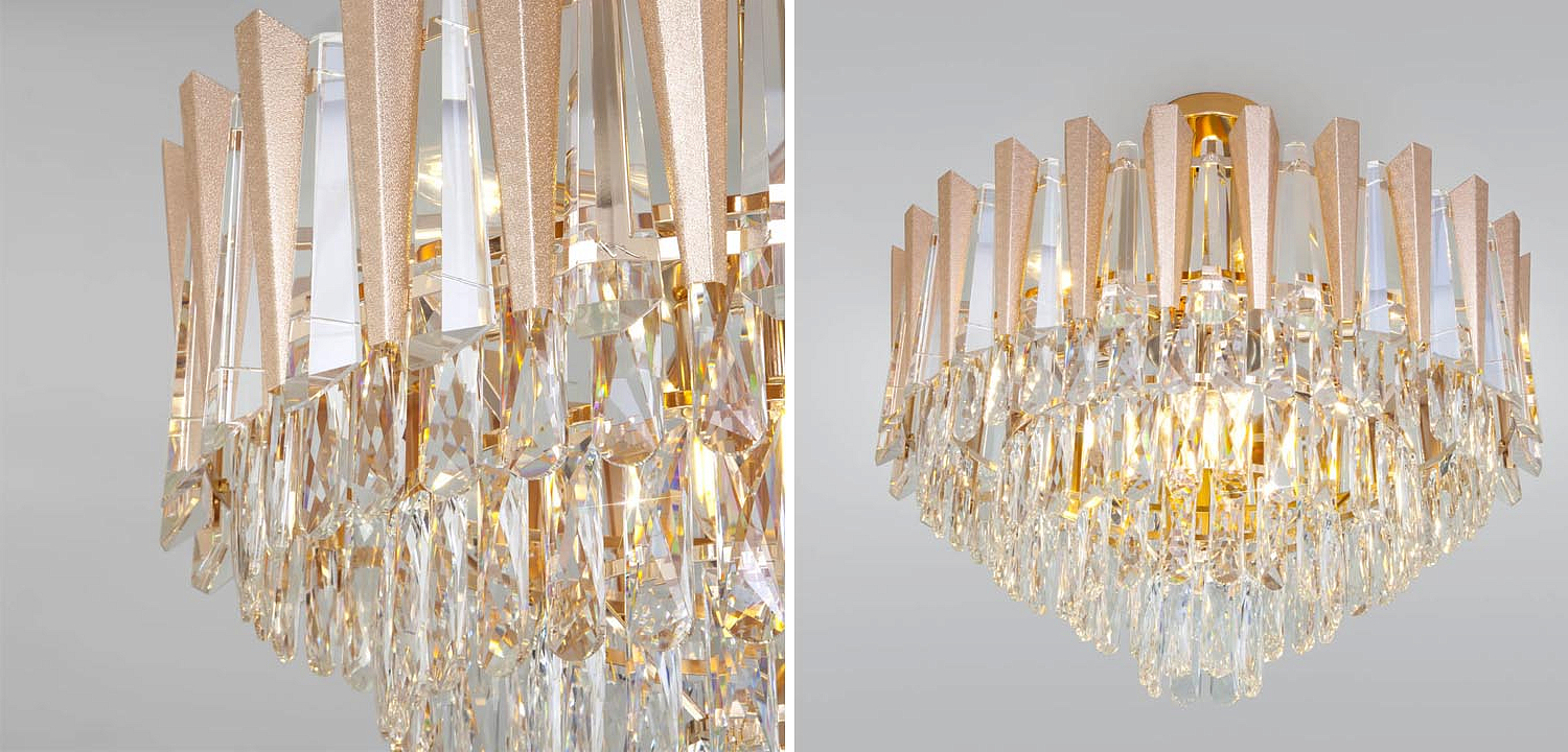 Потолочная люстра Crystal Edge Chandelier Потолочная люстра Crystal Edge Chandelier - Loft-Concept в Челябинске