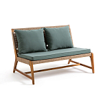 Садовый 2-х местный диван с каркасом из акации Green варинант исполнения - 1 | Loft Concept в Челябинске