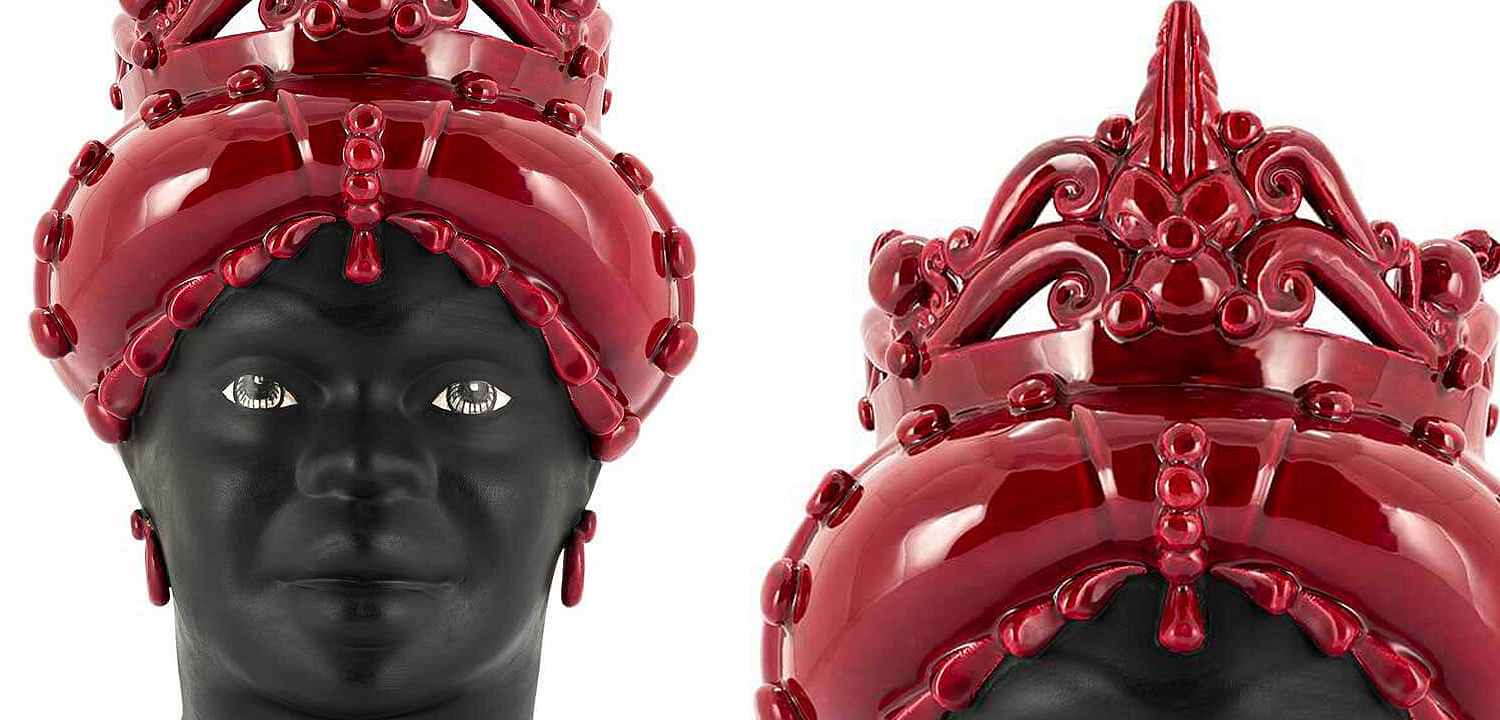 Ваза VASE MORO LADY MED. MAT H45 burgundy Ваза VASE MORO LADY MED. MAT H45 burgundy - Loft-Concept в Челябинске