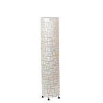 Торшер из перламутра на металлическом каркасе Indonesian Cylinder варинант исполнения - 4 | Loft Concept в Челябинске