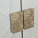 Шкаф бежевый двухдверный с полками и штангой Eccentricity варинант исполнения - 3 | Loft Concept в Челябинске