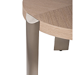 Столик журнальный круглый со светлым шпоном Light Veneer Table варинант исполнения - 6 | Loft Concept в Челябинске