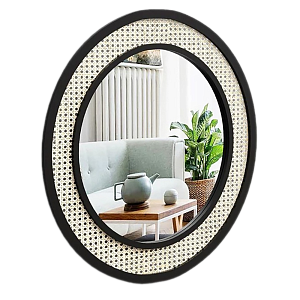 Зеркало в раме из ротанга Santa