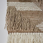 Панно из шерсти и хлопка с узором Beige Calista Cascade варинант исполнения - 7 | Loft Concept в Челябинске