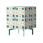 Тумба  с рисунком ShortT Pina Colada Green варинант исполнения - 3 | Loft Concept в Челябинске