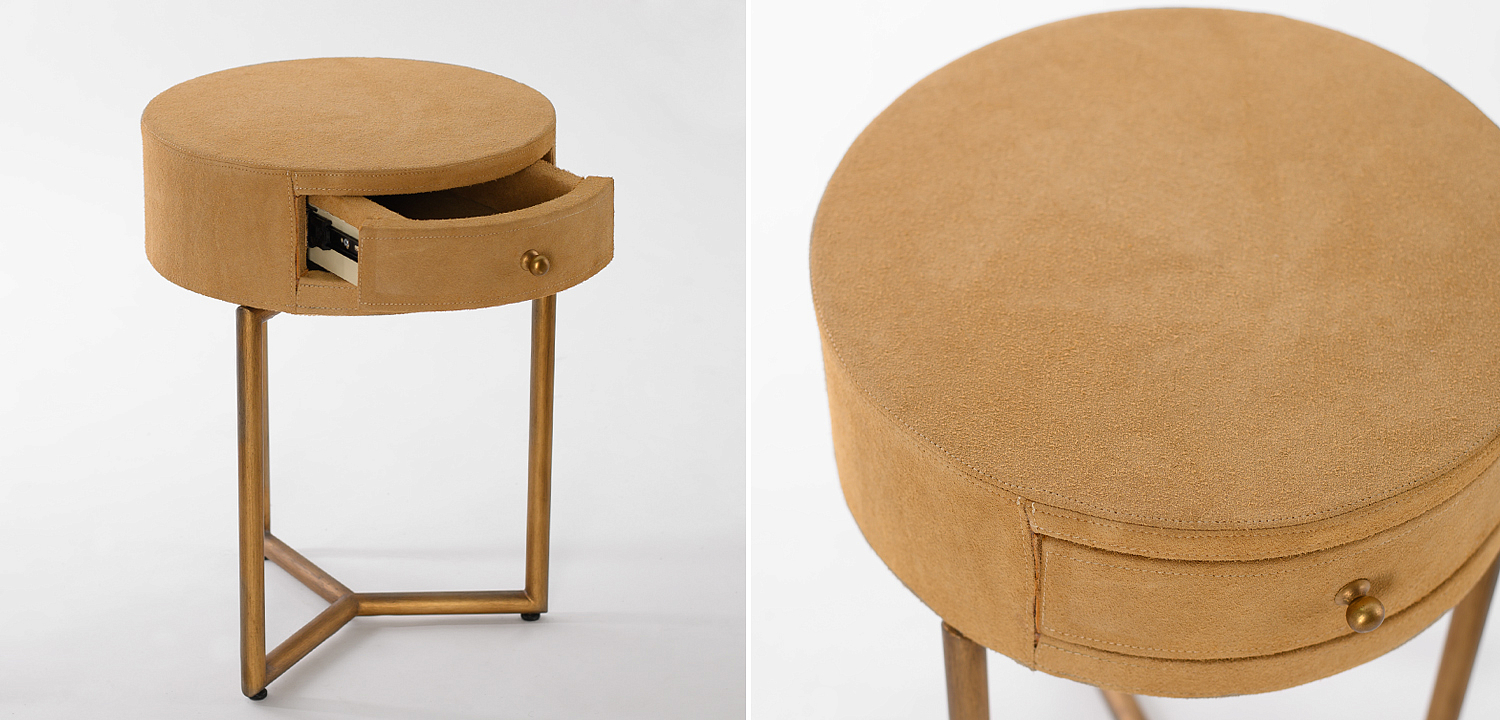 Приставной стол Suede Side Table Приставной стол Suede Side Table - Loft-Concept в Челябинске