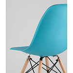 Пластиковый стул на ножках из массива бука Eames Torquoise варинант исполнения - 3 | Loft Concept в Челябинске