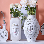 Ваза с золотисто-белыми фрагментами Faces of Imagination варинант исполнения - 3 | Loft Concept в Челябинске