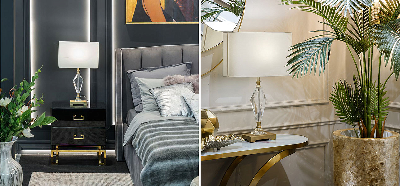 Настольная лампа Glass Diamond Decor Настольная лампа Glass Diamond Decor - Loft-Concept в Челябинске