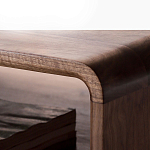 Кофейный стол из дерева с ящиком и нишей для хранения Coffee Walnut Table варинант исполнения - 6 | Loft Concept в Челябинске