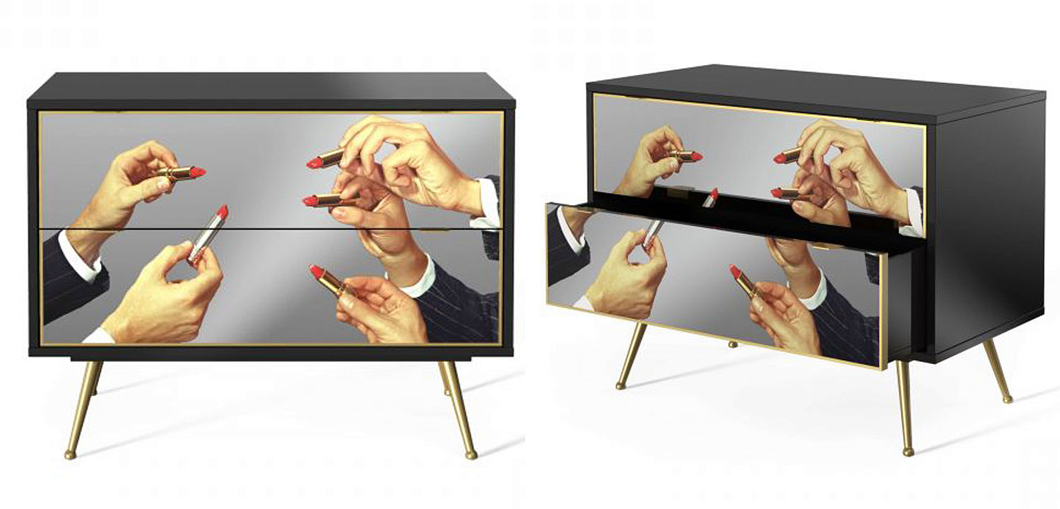 Комод Seletti Chest of Two Drawers Lipstick Комод Seletti Chest of Two Drawers Lipstick - Loft-Concept в Челябинске