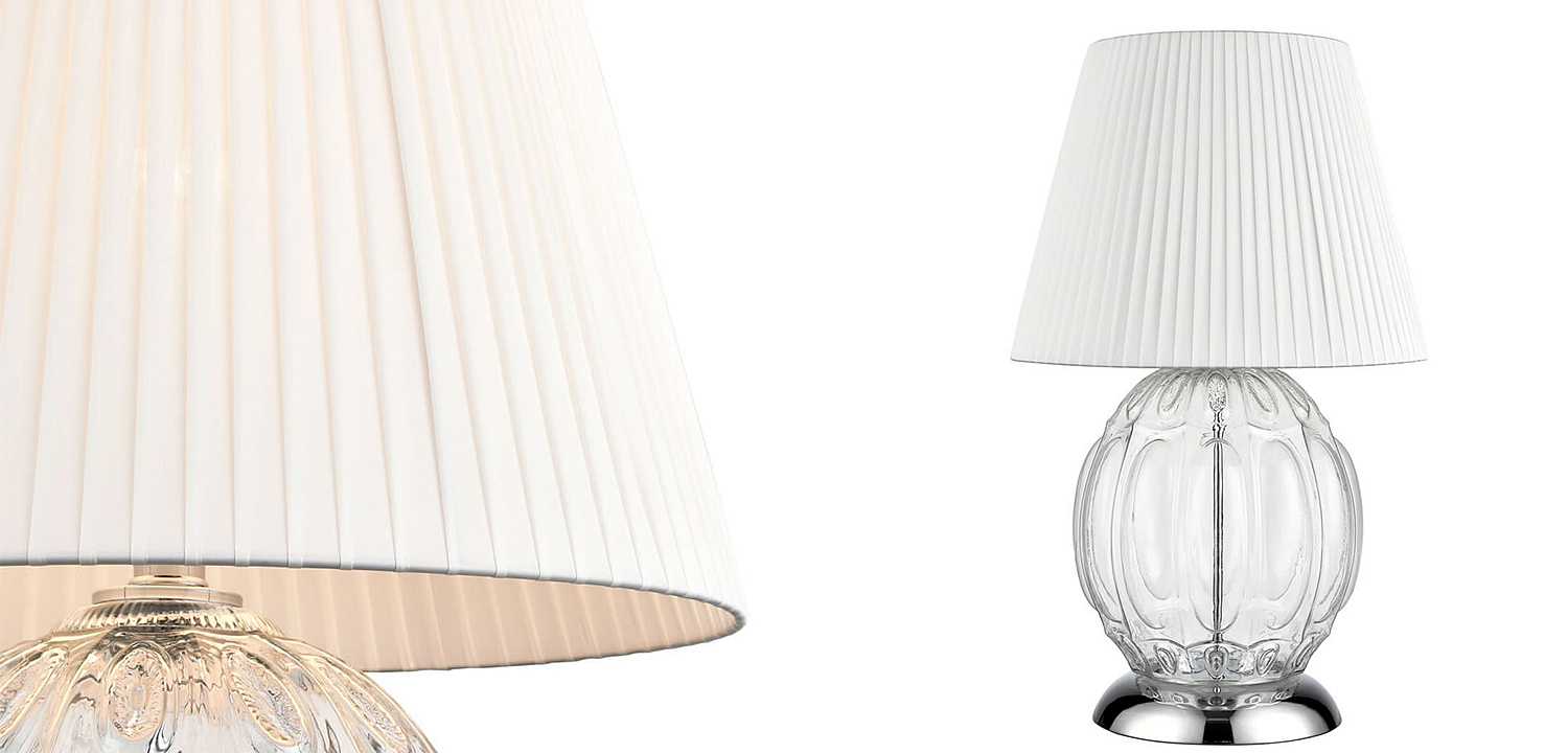 Настольная лампа Прозрачное Стекло Hailey Table Lamp Настольная лампа Прозрачное Стекло Hailey Table Lamp - Loft-Concept в Челябинске