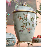 Ваза с крышкой и цветочным узором Genuine Chinese Classics варинант исполнения - 5 | Loft Concept в Челябинске