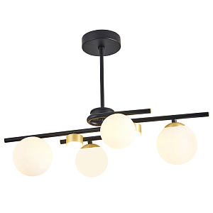 Люстра с плафонами двух видов Espolosio 6 Ламп