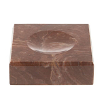 Подставка под шар квадратная из натурального камня Лемезит Natural Stone Sphere Stands варинант исполнения - 1 | Loft Concept в Челябинске