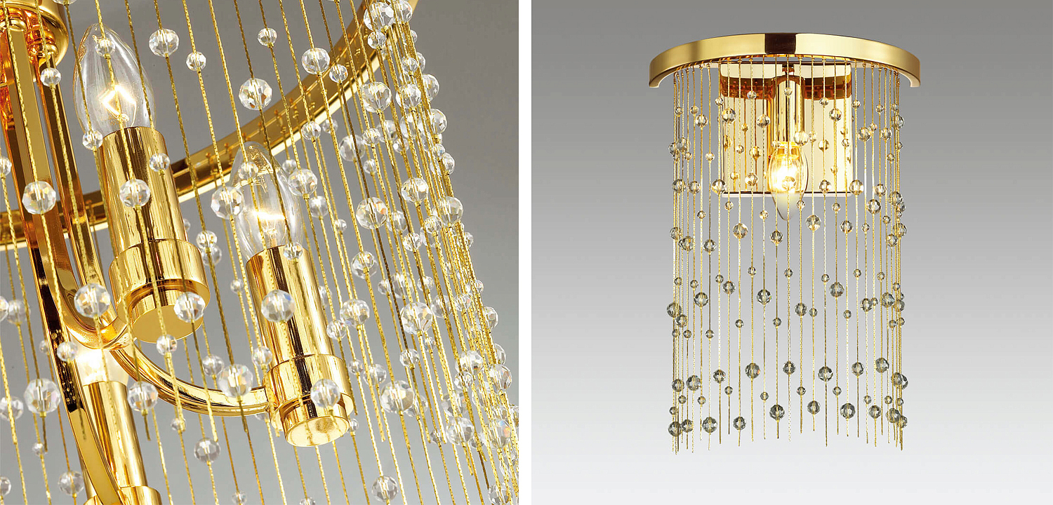 Бра Hailstorm Rain Wall lamp gold Бра Hailstorm Rain Wall lamp gold - Loft-Concept в Челябинске