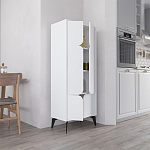 Комод белый с 4-мя дверцами на металлических ножках SPARK MULTIPURPOSE CABINET WHITE варинант исполнения - 7 | Loft Concept в Челябинске