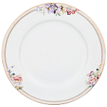 Сервиз столовый из фарфора белый с цветочным принтом на 6 персон 23 предмета Flower Porcelain Collection варинант исполнения - 3 | Loft Concept в Челябинске