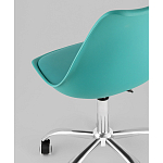Офисный стул на металлическом основании EGGERY Blue пластик варинант исполнения - 3 | Loft Concept в Челябинске