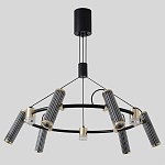 Люстра круглая с 9-ю цилиндрическими плафонами на магнитном креплении Bronze Concert варинант исполнения - 2 | Loft Concept в Челябинске