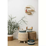 Корзина для хранения с ручками Interlacement Green  варинант исполнения - 6 | Loft Concept в Челябинске