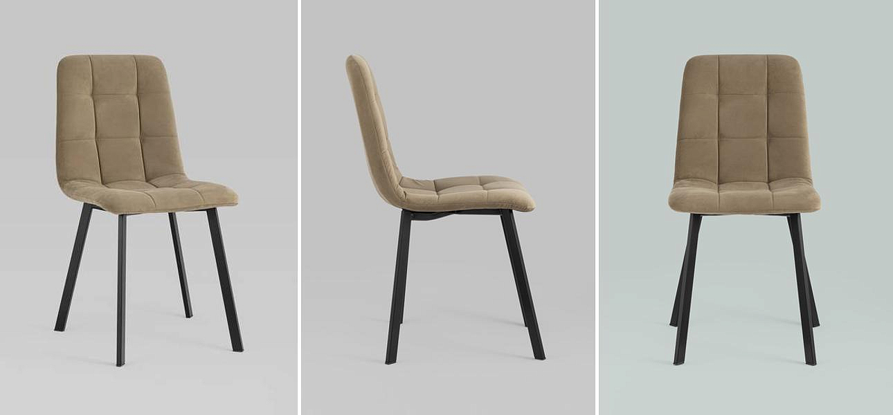 Стул NANCY S Chair Коричневый Велюр Стул NANCY S Chair Коричневый Велюр - Loft-Concept в Челябинске