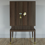 Кабинетный шкаф Elsa Dreams Walnut с 2-мя ящиками варинант исполнения - 3 | Loft Concept в Челябинске