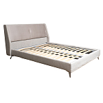 Кровать двуспальная серая Heart of the Bedroom варинант исполнения - 1 | Loft Concept в Челябинске