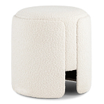 Дизайнерский Пуф Букле Poof Alice White Boucle  варинант исполнения - 1 | Loft Concept в Челябинске
