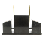 Настольный письменный набор из мрамора и змеевика с гербом России Marble Accessory варинант исполнения - 4 | Loft Concept в Челябинске