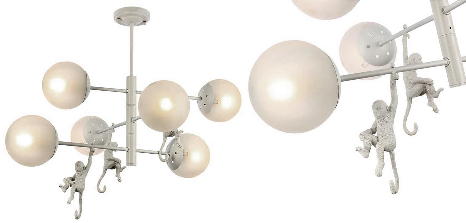 Люстра Hanging Monkey 6 lamp Люстра Hanging Monkey 6 lamp - Loft-Concept в Челябинске