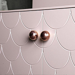 Дизайнерский комод розовый с фактурным фасадом Tiles варинант исполнения - 2 | Loft Concept в Челябинске