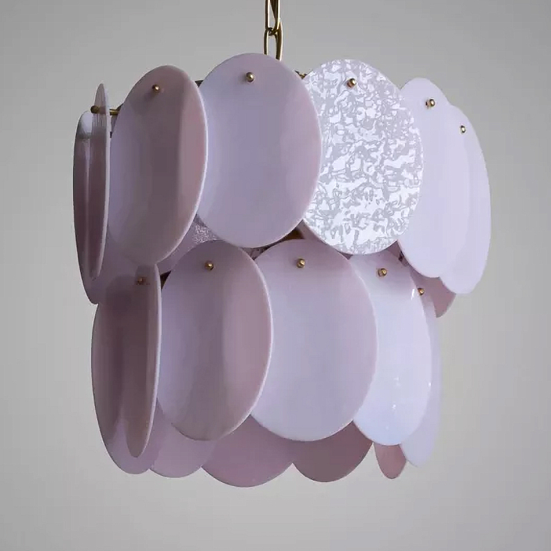 Люстра Pink Sunset Розовый Золотой Люстра Pink Sunset Розовый Золотой в Челябинске | Loft Concept