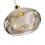 Подвесной светильник с прозрачным стеклянным плафоном округлой формы Effervia  варинант исполнения - 9 | Loft Concept в Челябинске