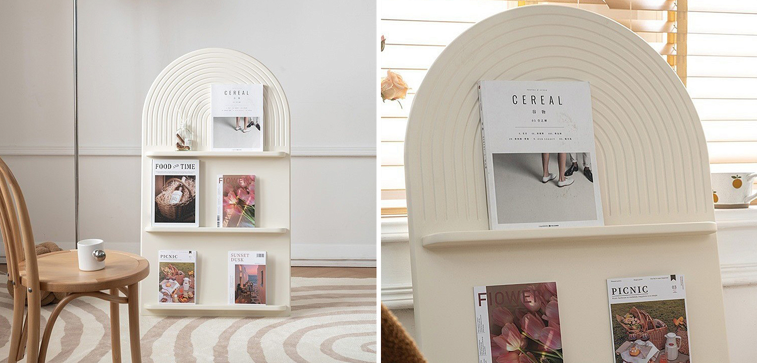 Полка для журналов и книг Syed Arch Shelf Stand Полка для журналов и книг Syed Arch Shelf Stand - Loft-Concept в Челябинске