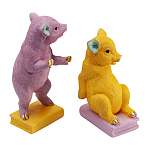 Держатель для книг Multicolored Piglet Bookends варинант исполнения - 2 | Loft Concept в Челябинске