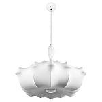 Подвесной светильник с белым фигурным абажуром и мягкими волнистыми краями Cloud Motion  варинант исполнения - 15 | Loft Concept в Челябинске