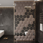 Гипсовая 3D панель с принтографией PM-30 варинант исполнения - 3 | Loft Concept в Челябинске