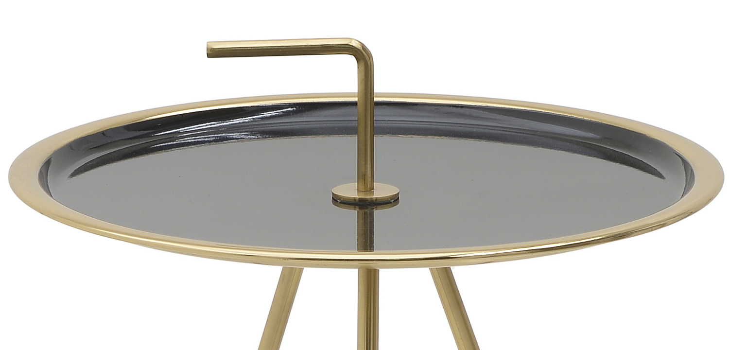 Приставной стол Salute Table Black Приставной стол Salute Table Black - Loft-Concept в Челябинске